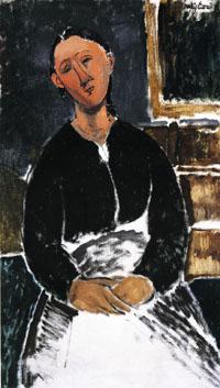 Amedeo Modigliani La Fantesca Sweden oil painting art
